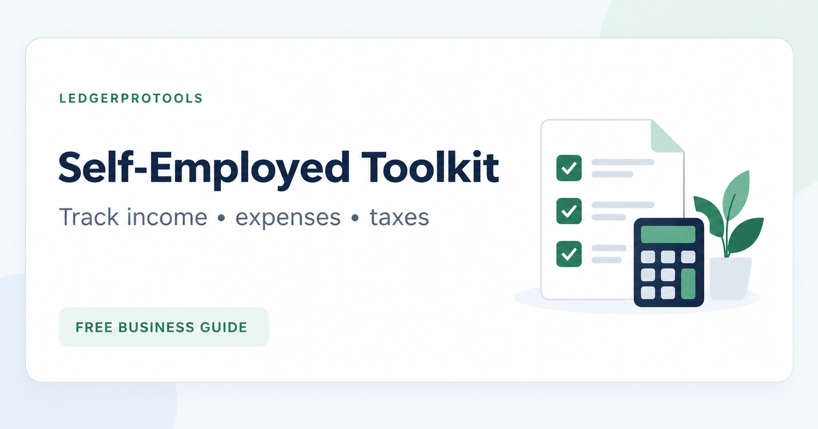 Self-Employed Bookkeeping Checklist